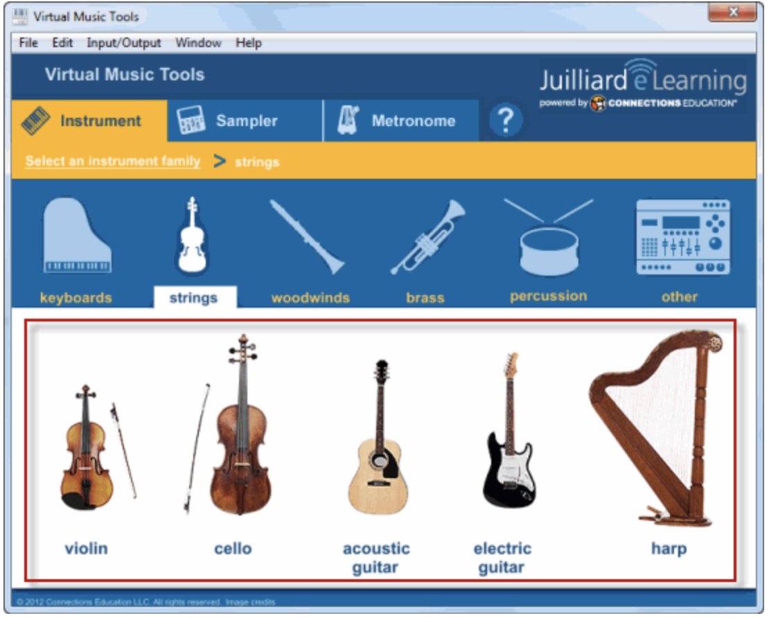 Virtual Music Tools Using Instruments