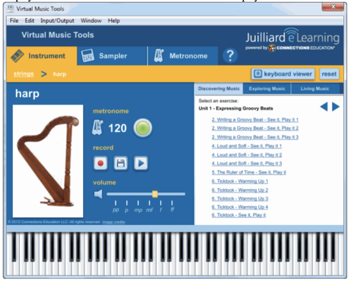 Virtual Music Tools Using Instruments